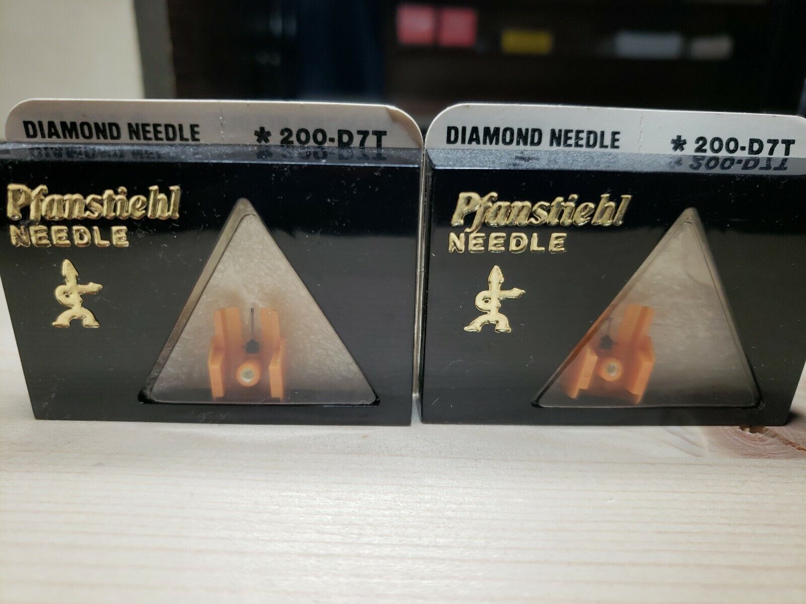 2Pieces Lot Pfanstiehl 200-D7T Diamond Stylus Max 86% Genuine Free Shipping OFF Techn Needle Audio