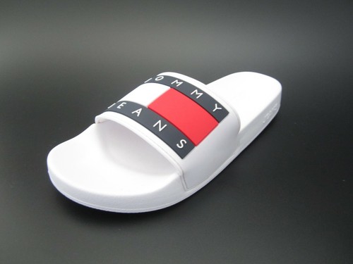 Sandalias para mujer Tommy Jeans con bandera piscina de piedra lisa deslizantes - 6,5 EE. UU. - Imagen 7 de 12