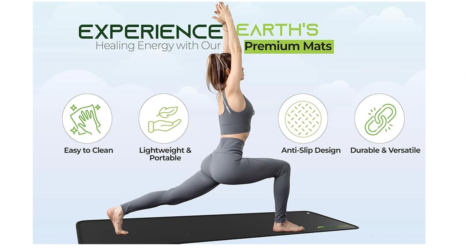 Grounding Mat | 24x16 in Earthing Pad for Relieving Stress, Anxiety  & Inflamati image 9