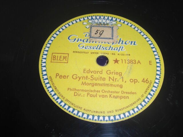 (3287) Paul van Kempen - Grieg - Peer Gynt Suite Nr.1 op.46