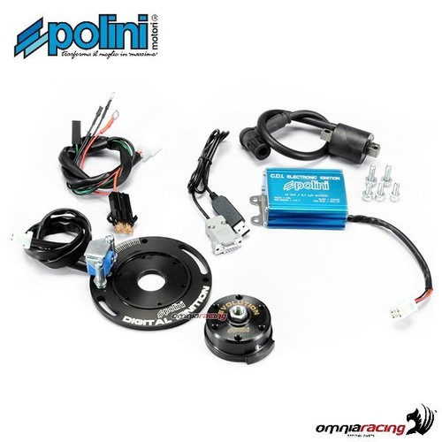 Allumage Numérique Polini Pour Piaggio Quartz 502T (refroidi Par Eau) - Pièce Performance - Neuf Sous Garantie 2 Ans