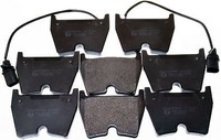 Denckermann B111053 Bremsbelagsatz, Scheibenbremse FüR VW