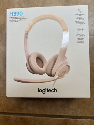 Logitech H390 Wired Headset for PC/Laptop, Brand new and unopened