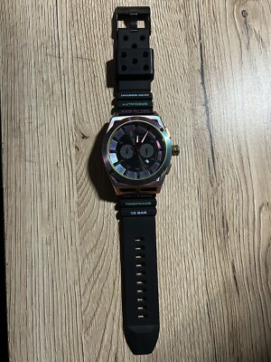 Diesel Timeframe Chronograph für Herren, 48 mm Gehäusegröße, Edelstahluhr