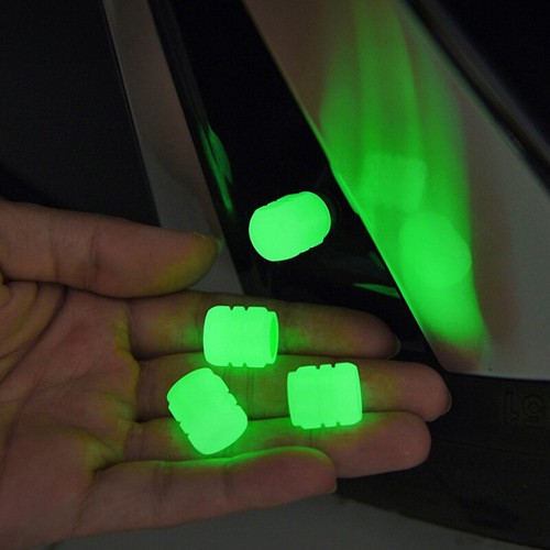 Luminous Tire Valve Cap Car Wheel Hub Glowing Dust-proof Tyre Rim Stem Cove.WG - Picture 2 of 7