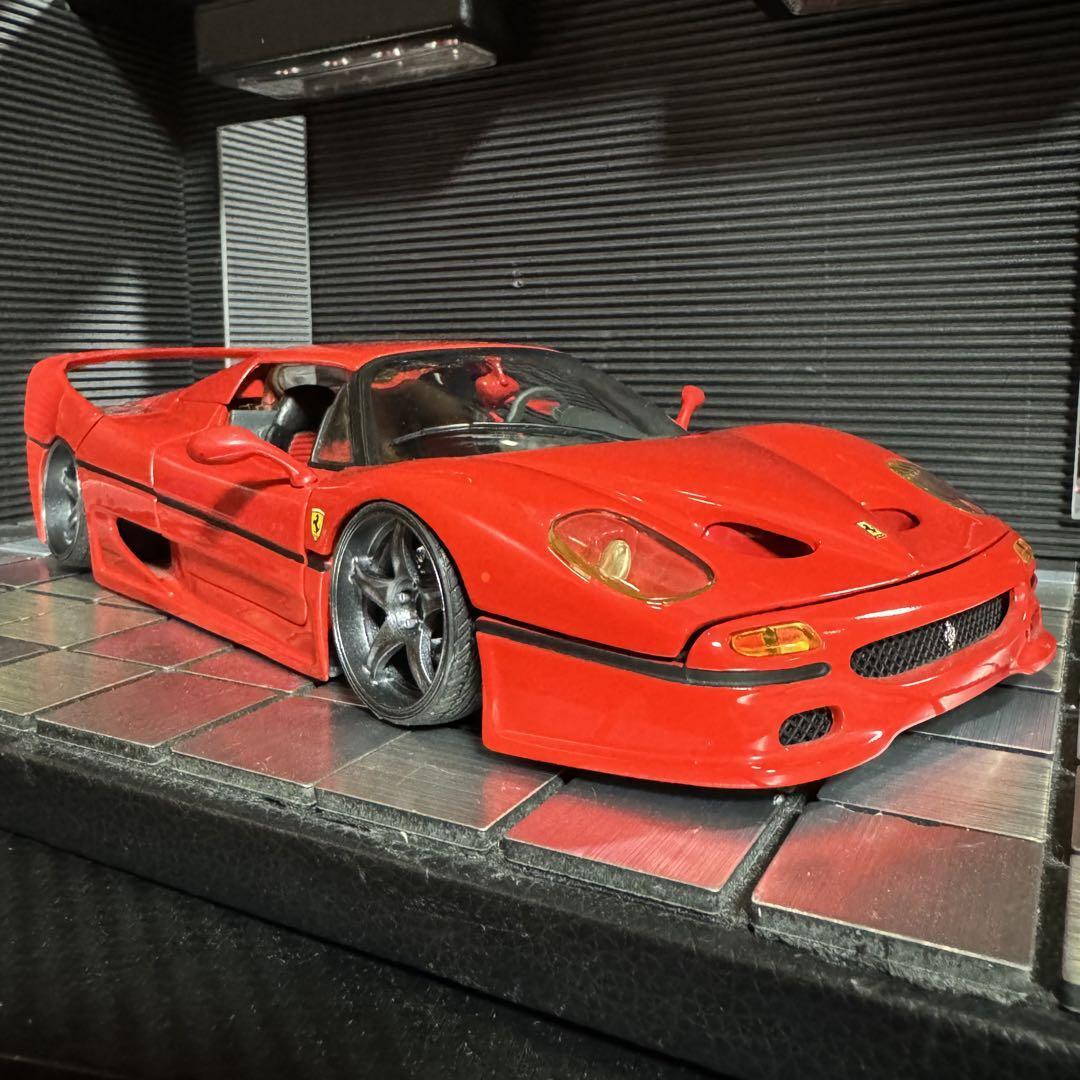 Ferrari F50 1/18 scael miniar customed No box Used Excellent