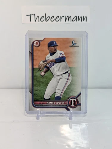 2022 Bowman Draft Kumar Rocker 1st Paper #BD-164 Rangers