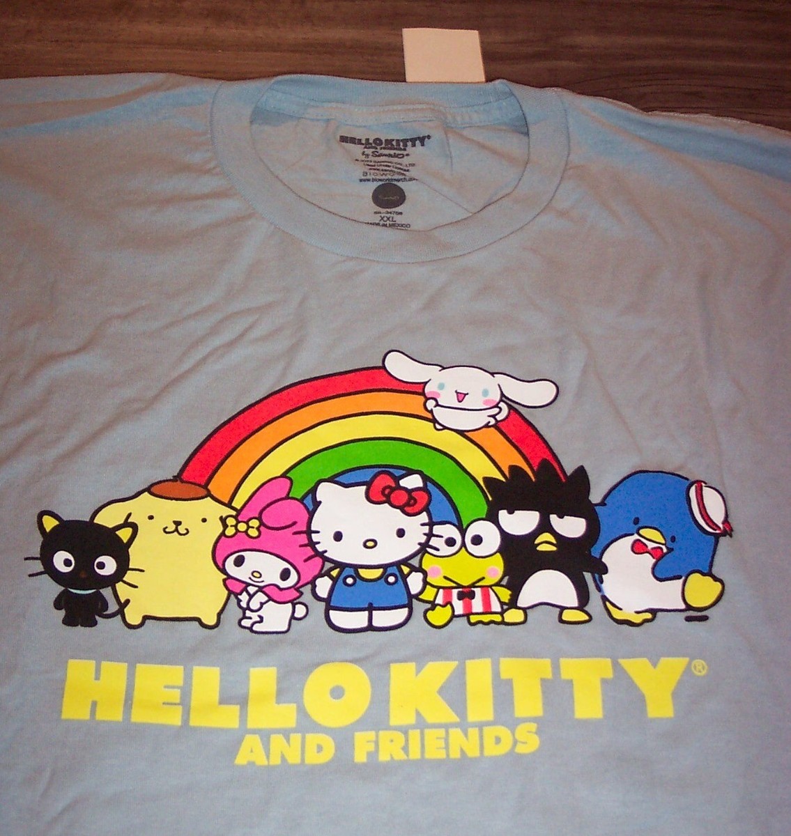 Sanrio HELLO KITTY and FRIENDS T-Shirt MENS XL NEW w/ TAG Keroppi