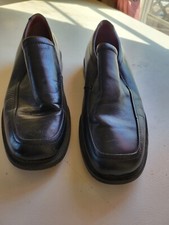 George Black Slip On Dress Shoes Size 11