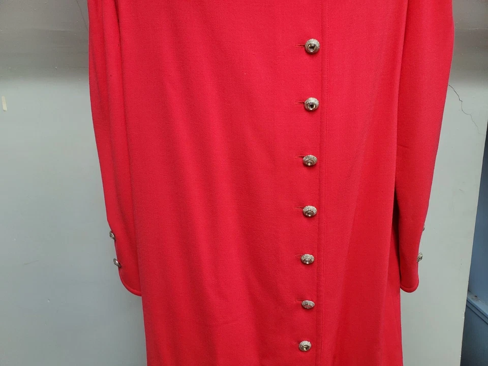 Женское красное коктейльное платье New York ADELE SIMPSON размер 14 - Изображение 3 из 4