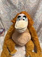 Disney Store Genuine Jungle Book KING LOUIE 14" Plush Stuffed w/Clasping Hands