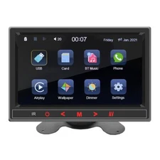 Car HD Portable Display Monitor 7in MP5 Player Bluetooth SD Carplay Android Auto