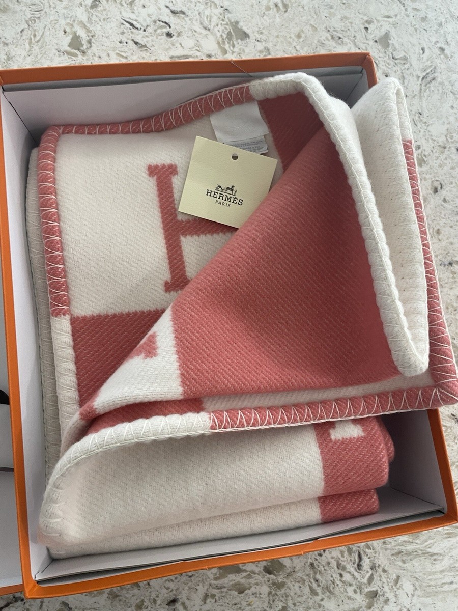 Pink Faux Hermes Throw Hermes Pink Baby Avalon Blanket