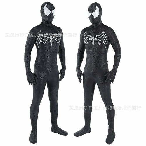 Negro Venom Spider-Man Mono Spiderman Body Cosplay Disfraz Adulto/Niño - Imagen 2 de 12