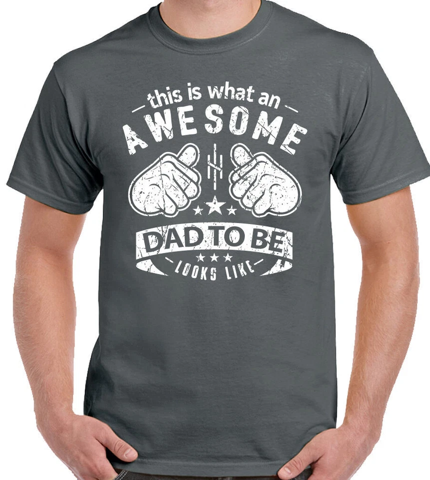 Dad T-Shirt This Is What an Awesome zu Werden Looks Like Herren Lustige Neu Baby - Bild 1 von 1