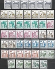 GERMANY - 1977-1982 MNH "Castles And Palaces" Stamps Collection With Varieties !