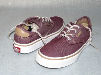 Vans Chima Ferguson PRO OXFORD Y'S Canvas Schuhe Sneaker 31 UK13 LC395 Burgundy