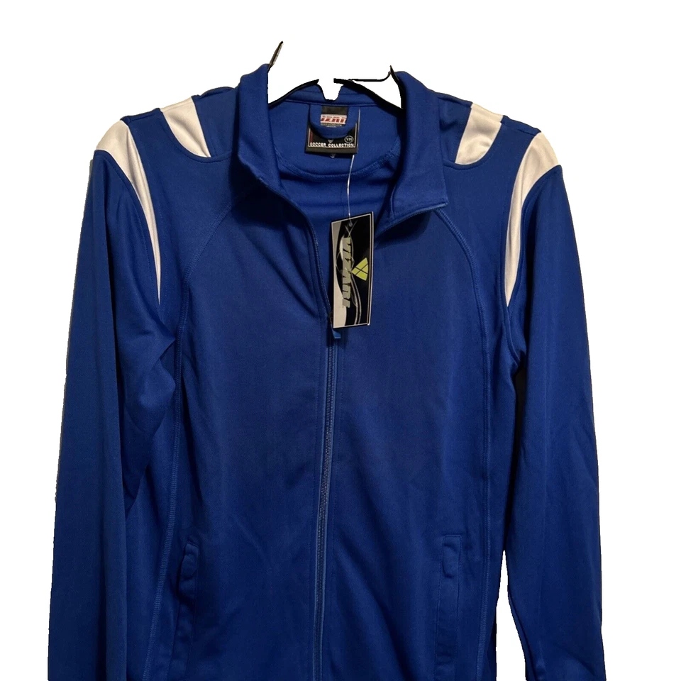 Chaqueta Vizari Niños, Real/Blanco, Juvenil Mediana Foto 2 de 3