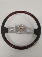 Used Western Star Woodgrain / Leather Steering Wheel - P/N  A14-18546-000