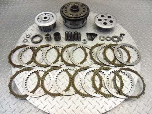 2006 06-07 Kawasaki ZX1400 ZX14R ZX14 OEM Clutch Basket Primary Plates Lot - Picture 9 of 12