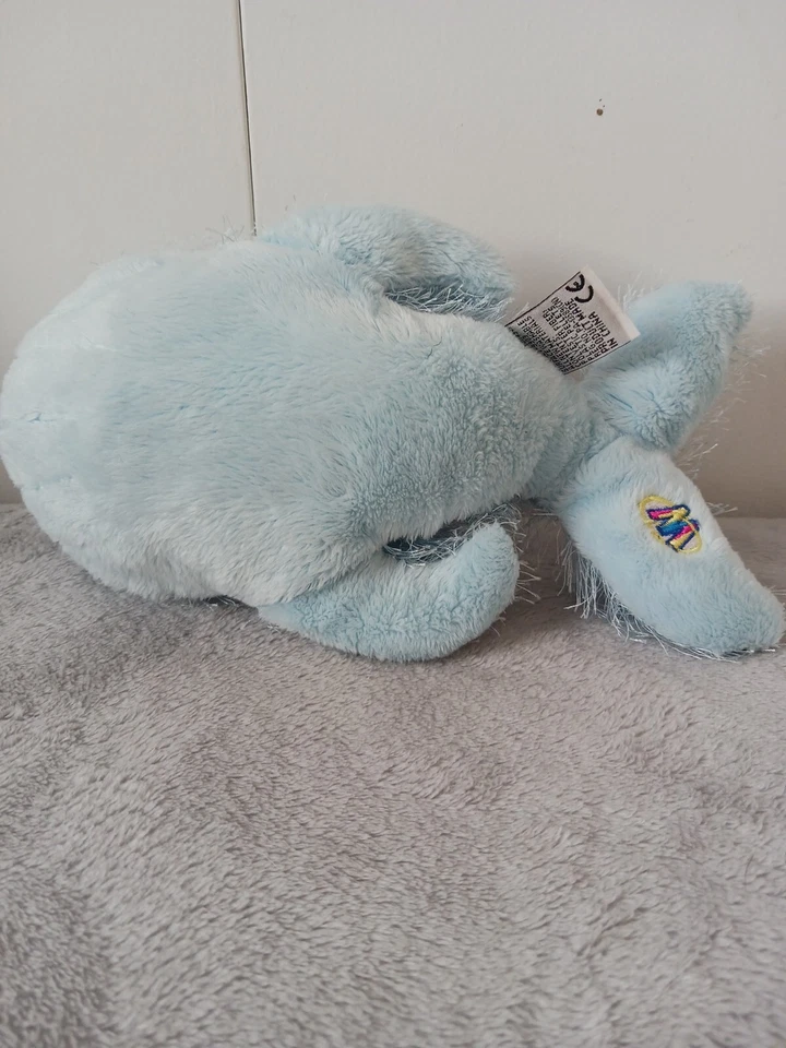 Ganz Webkinz Blue Whale Plush 10" Stuffed Animal Toy HM356 No Code - Image 4 of 4
