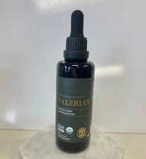 Global Healing Valerian Root Organic Herbal Extract  2 oz  NEW