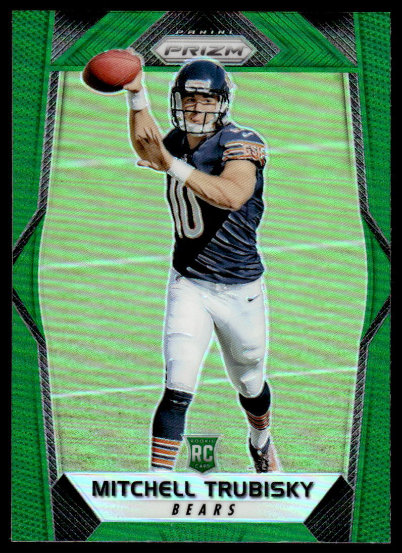 2017 Panini Prizm #209 Mitchell Trubisky FOOTBALL Chicago Bears