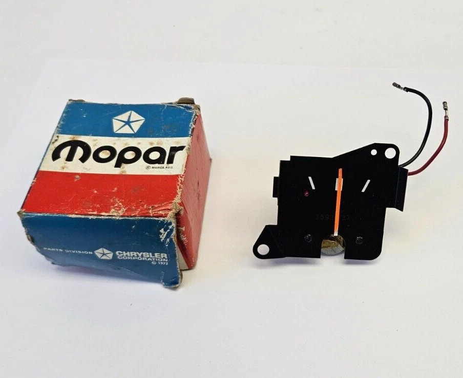 Amperímetro medidor de cuadro de instrumentos Plymouth Dodge 1974-1975 con alerta 3592637 nuevo en stock Foto 3 de 4