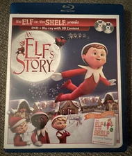 An Elf's Story Blu-Ray/DVD Disc Movie The Elf On The Shelf Presents