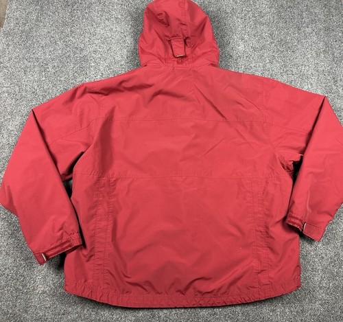 LL Bean Men's 2XL Nylon 3 in 1 Full Zip Jacket System 0BCY9 Red Hooded Coat - Picture 11 of 12