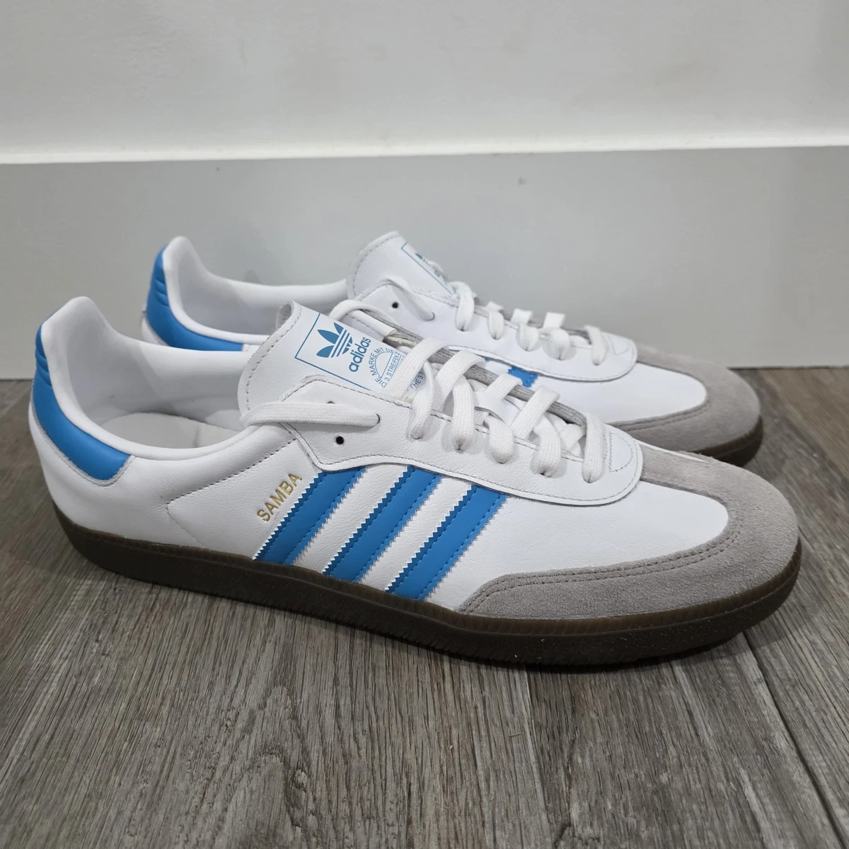 Las mejores ofertas en adidas Samba OG White Blue | eBay