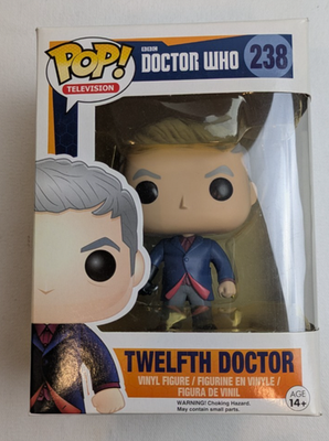 Funko POP! Doctor Who - 12° Dottore Con Cucchiaio, Figurina In Vinile 10 Cm, Collezione 5720