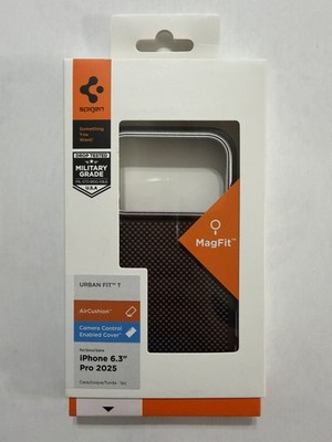 Spigen [Urban Fit T MagFit] Aerocore Fiber Case Mocha Brown for iPhone 17 Pro