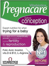 Vitabiotics Pregnacare Before Conception tryling for a baby 30 Tablets