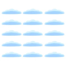 15 Pairs Silicone Lash Lift Pads Reusable Eyelash Perm Kit for Women Girls