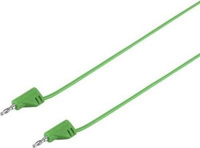 Voltcraft hochflexible Messleitung [Steckerlamelle 2mm - Lamelle Stecker 2mm] 0,3