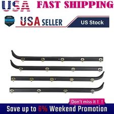 Front Door Window Weatherstrip Kit Felt Seal Run Channel Door Window Seal NEW