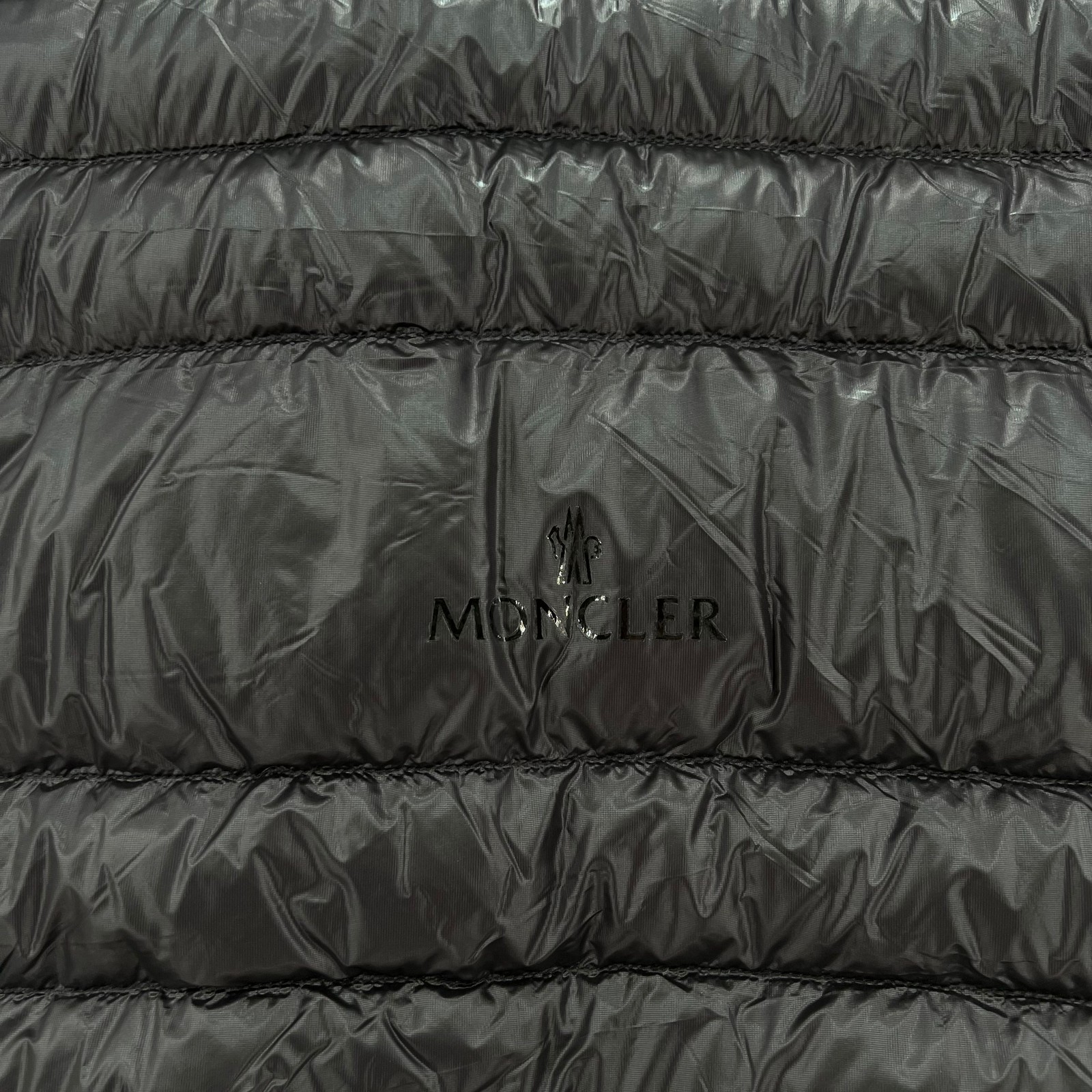 Moncler Black Patch Lightweight Down Jacket 21FW … - image 6