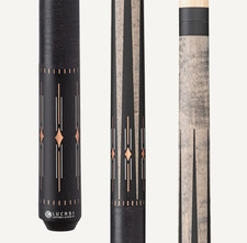 Lucasi Hybrid Matte Grey Wash/Charcoal Birdseye & White/Rose Gold 11.75mm Shaft