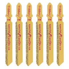 3-12X Jig Saw Blade 4''  T-Shank Jigsaw Blades For Tile Ceramic Cutting Grit 50