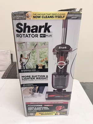 #ad Shark Navigator Lift Away ADV Upright Vacuum PowerFins Swivel Pet Hair LA401 Red $154.00