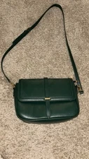 Green Crossbody Satchel Bag
