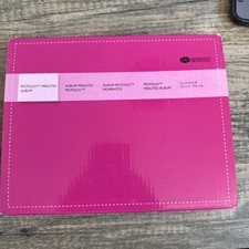 CREATIVE MEMORIES PICFOLIO MINUTES ALBUM PINK 4 X 6 OR 5 X 7 24 PAGES NIB