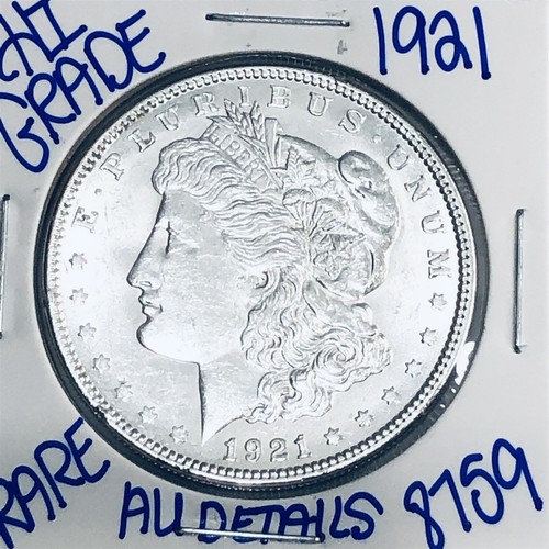 1921 MORGAN SILVER DOLLAR AUTHENTIC HI GRADE U.S. MINT COIN FREE SHIPPING 8759