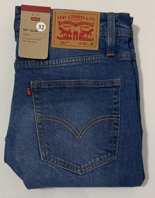 Levi s mens 511 Slim Fit Athletic Taper Jeans Size 32x32 **Brand New**