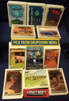 2024 Panini MINECRAFT MOVIE Tour of Minecraft BASE Trading Cards You-Pick
