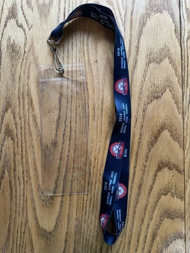 2018 MLB Baseball Hall Of Fame Induction Ticket Lanyard