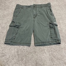 Relaxed Indie Sleaze Skater Loose Fit Baggy Unionbay Utility Cargo Shorts Men 34