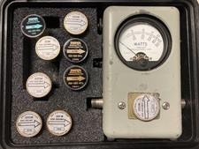 Wattmètre Bird 43 RF - avec 9 éléments et étui rigide