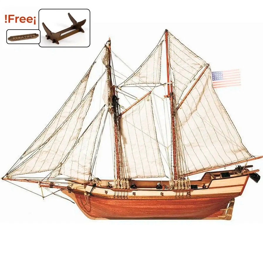 OcCre 12500 Albatros Schoner 1:100 Holzbausatz Neu OVP - Bild 2 von 4